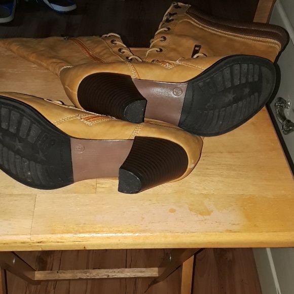 Leather faux boots - Picture 4 of 8